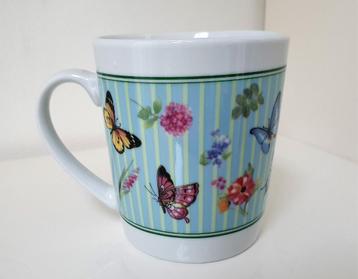 mok/ beker/ koffiemok met vlinders, extra lage verzendkstn! beschikbaar voor biedingen