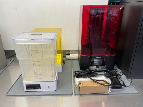 Elegoon Saturn 2 MSLA 3D-printer + Mercury XS Bundle NIEUW, Computers en Software, 3D Printers, Nieuw, Ophalen of Verzenden