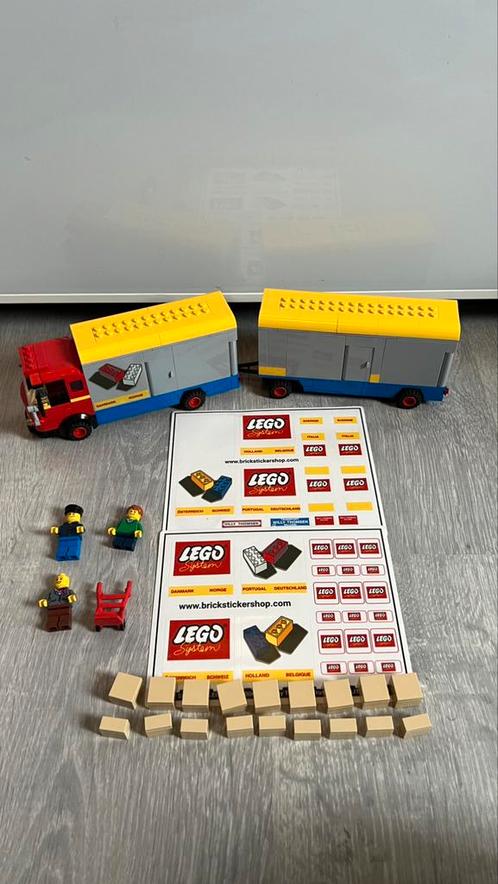 Lego Villy Thomsen truck set insiders tour 4000008 rebuilt, Kinderen en Baby's, Speelgoed | Speelgoedvoertuigen, Zo goed als nieuw