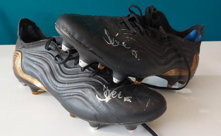 (matchworn) voetbal-schoenen Javier Vet NEC Nijmegen, Verzamelen, Sportartikelen en Voetbal, Gebruikt, Overige typen, Overige binnenlandse clubs