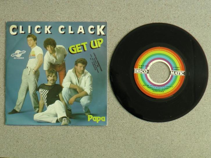 Click Clack - Get up VINYL SINGLE, Cd's en Dvd's, Vinyl Singles, Gebruikt, Single, Pop, 7 inch, Ophalen of Verzenden
