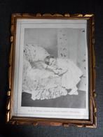 afbeelding Prinses Juliana op 2e verjaardag in oud lijstje, Ophalen of Verzenden, Gebruikt, Kaart, Foto of Prent