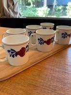 Boerenbont kleine mokken Royal Boch, Huis en Inrichting, Keuken | Servies, Ophalen, Zo goed als nieuw, Aardewerk, Boerenbont