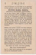 zr. Rogelia Ringeling 1890 Curacao + 1951 Rotterdam, 61 jaar, Verzamelen, Verzenden