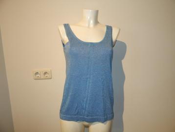 Rosemunde hemels blauwe top glitter in de stof mt L beschikbaar voor biedingen