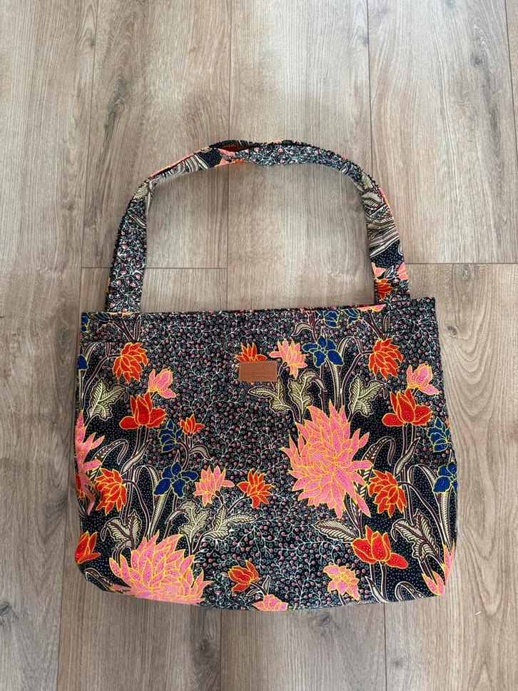 Wood & Cricket Flowa mombag/shopper, Sieraden, Tassen en Uiterlijk, Tassen | Schoudertassen, Zo goed als nieuw, Overige merken