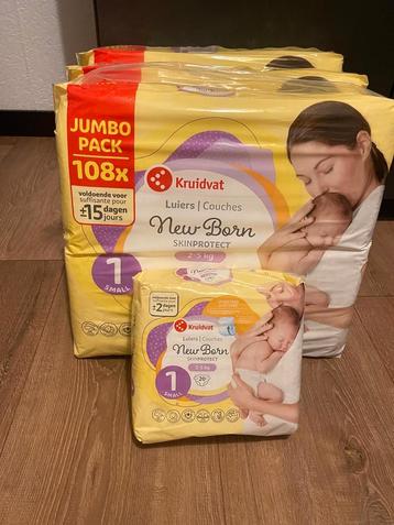 Luiers Pakket: Kruidvat, Bon Bebe, Pampers - Nieuw! beschikbaar voor biedingen