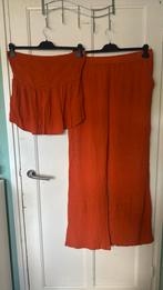 Pretty little thing materinty oranje set maat l/xl, Verzenden, Zo goed als nieuw, Oranje