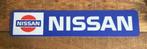 NISSAN  reclamebord kentekenplaat, Ophalen of Verzenden, Zo goed als nieuw, Auto's