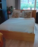Malm bed ikea,4 laden,luxe bossflex lattenbodem, 140x200, Ophalen, Wit, Tweepersoons, 140 cm