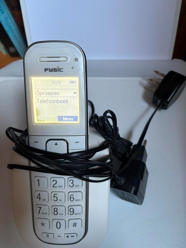 Dect telefoon Fysic FX 9000, als nieuw, Telecommunicatie, Vaste telefoons | Handsets en Draadloos, Zo goed als nieuw, 1 handset