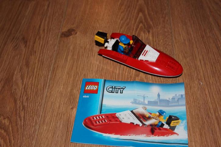 Lego City Speedboot 4641 - Kerst  Cadeau Tip, Kinderen en Baby's, Speelgoed | Duplo en Lego, Zo goed als nieuw, Lego, Complete set