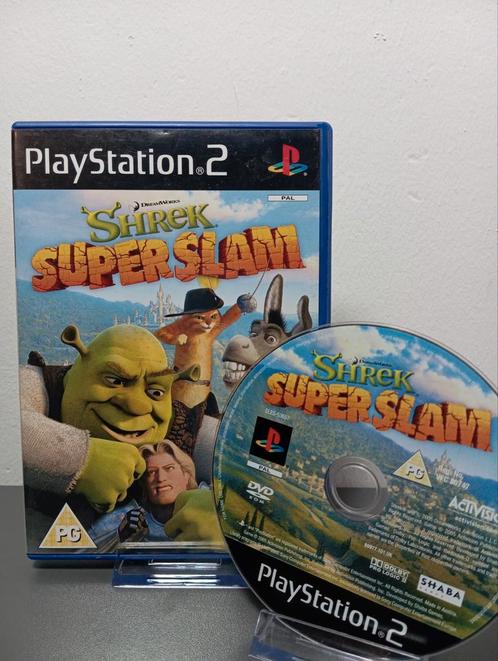 Shrek: Super Slam - PlayStation 2, Spelcomputers en Games, Games | Sony PlayStation 2, Gebruikt, Vechten, 3 spelers of meer, Vanaf 3 jaar