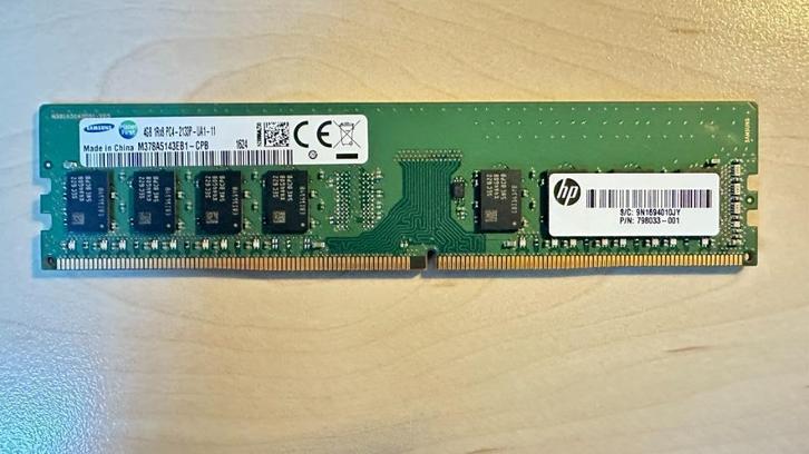 4GB DDR4 UDIMM Non-ECC, Computers en Software, RAM geheugen, Gebruikt, Desktop, 4 GB, DDR4, Ophalen of Verzenden