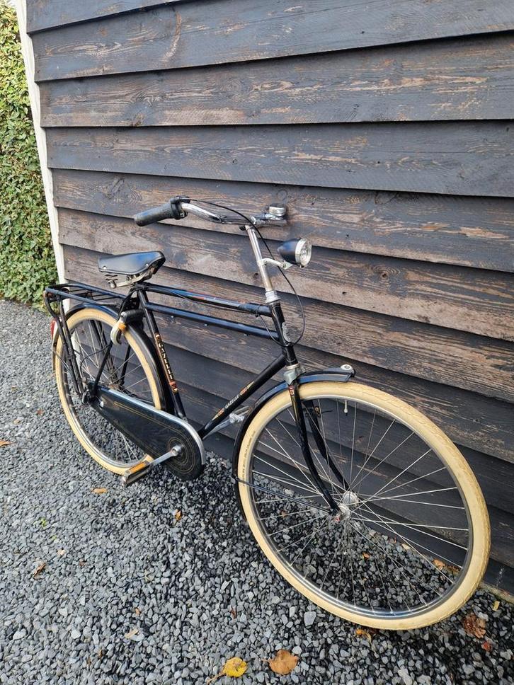 Gazelle tour populair herenfiets 28 inch zwart, Fietsen en Brommers, Fietsen | Heren | Herenfietsen, Gebruikt, Gazelle, 57 tot 61 cm