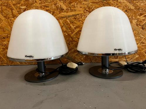 Vintage design Kuala tafellampen iGuzzini - 30x26 - Rek4, Huis en Inrichting, Lampen | Tafellampen, Zo goed als nieuw, Minder dan 50 cm