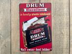 Reclamebord Drum - Excellent 20x30, Ophalen of Verzenden, Zo goed als nieuw, Reclamebord
