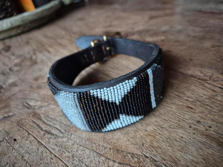 Windhonden halsbanden natachien 14", Dieren en Toebehoren, Hondenhalsbanden en Penningen, Zo goed als nieuw, Ophalen of Verzenden