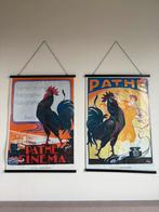 Pathé posters incl. zwart magnetisch ophangsysteem, Antiek en Kunst, Ophalen of Verzenden