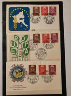 Luxemburg Michelnr 572-574 PAX-zegels op FDC (3 stuks)., Postzegels en Munten, Ophalen of Verzenden, Buitenland