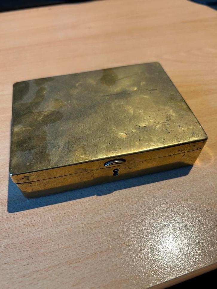 Antieke Koperen Pillendoos, Antiek en Kunst, Antiek | Koper en Brons, Koper, Ophalen of Verzenden