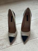 Leren bi-colour pumps Zara. 36, Ophalen of Verzenden, Zo goed als nieuw, Zwart