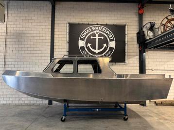 Aluminium kajuitboot - ideale werkboot beschikbaar voor biedingen