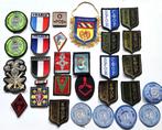 Lot Franse emblemen, Verzamelen, Ophalen of Verzenden, Landmacht, Overige gebieden, Embleem of Badge