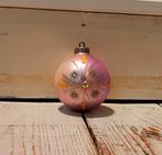 Kerstbal roze met versiering Vintage Retro, Ophalen of Verzenden, Zo goed als nieuw