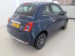FIAT 500C 0.9 TWINAIR TURBO ANNIVERSARIO I CABRIOLET I APPLE, Stof, Gebruikt, Origineel Nederlands, Bedrijf
