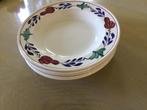Boerenbont 6 pasta- diepe borden soepborden 24,3cm zgan, Huis en Inrichting, Keuken | Servies, Ophalen of Verzenden, Zo goed als nieuw