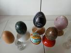 eieren. steen + 1 paasei doos, Antiek en Kunst, Curiosa en Brocante, Ophalen of Verzenden