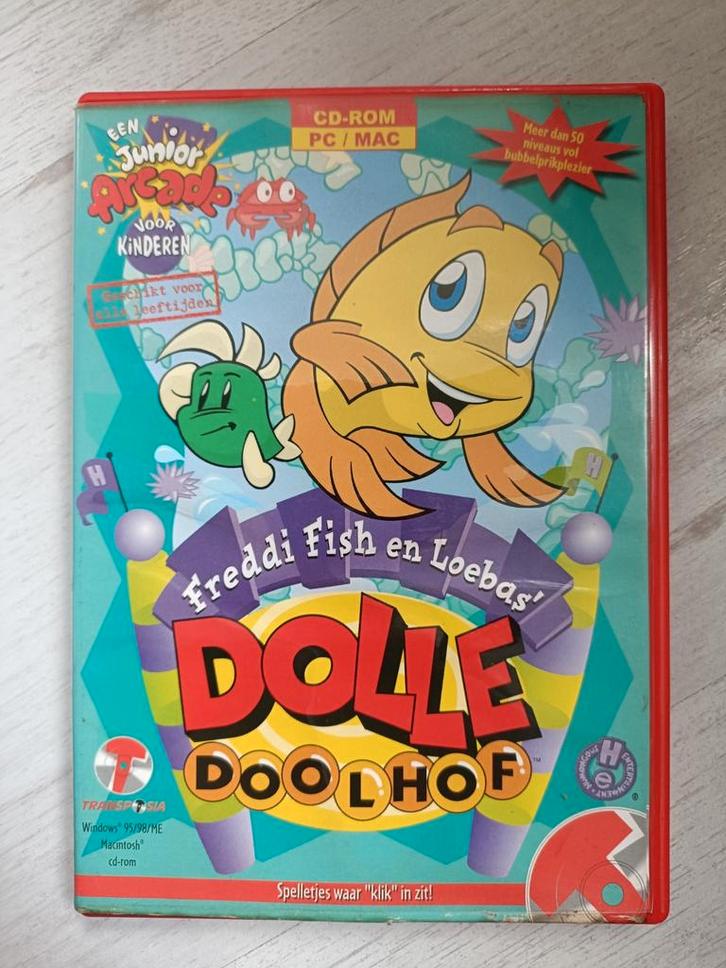 Freddi Fish: Dolle Doolhof - PC Game, Spelcomputers en Games, Games | Pc, Gebruikt, Puzzel en Educatief, 1 speler, Vanaf 3 jaar