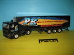 PK-Fleisch  DAF 95  met oplegger  Herpa, Hobby en Vrije tijd, Modelauto's | 1:87, Ophalen of Verzenden, Zo goed als nieuw, Bus of Vrachtwagen