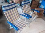 2 Kampeerstoelen., Caravans en Kamperen, Ophalen, Zo goed als nieuw, Campingstoel