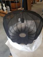60 cm ronde linnen hanglamp zwart25 euro, Huis en Inrichting, Lampen | Hanglampen, Ophalen, 50 tot 75 cm