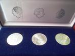 Zilver Oranje cassette 2,50 10 gld 50 gld 1930 1970 1984, Setje, Koningin Beatrix, Zilver, Overige waardes