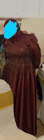 Rode avondjurk, Galajurk, Maat 46/48 (XL) of groter, Ophalen of Verzenden, Zo goed als nieuw