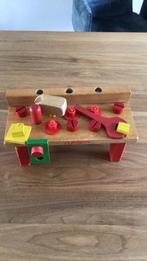Werkbankje hout PlayKool met gereedschap, Overige typen, Ophalen of Verzenden, Zo goed als nieuw, Minder dan 200 cm