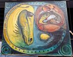 Schilderij 5 van G.W. Weller., Antiek en Kunst, Kunst | Schilderijen | Abstract, Ophalen