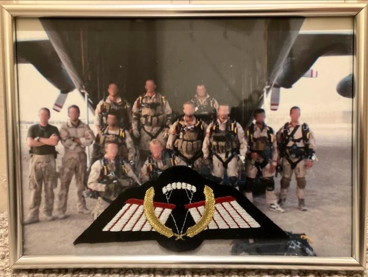 KCT Parachute Wing - Operatie Lewe TF55 Afghanistan, Verzamelen, Militaria | Algemeen, Overige soorten, Lintje, Medaille of Wings
