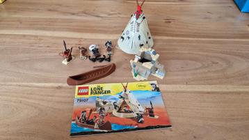 Lego The Lone Ranger 79107 Comanche Camp compleet! beschikbaar voor biedingen