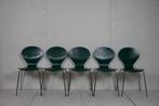 Danerka Rondo stoelen groen, Huis en Inrichting, Vijf, Zes of meer stoelen, Metaal, Design, Gebruikt