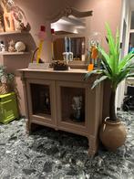 Vintage Dressoir met Spiegel - Geschilderd, Huis en Inrichting, Ophalen, Gebruikt, 100 tot 150 cm, 25 tot 50 cm