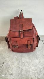 Leren rugtas - Marokkaans - Donker bruin - Nieuw, Overige merken, Verzenden, 25 tot 40 cm, Nieuw