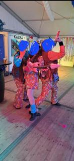 Grote loopgroep carnaval hippie/ bloemen, Ophalen, Zo goed als nieuw, Maat 42/44 (L), Carnaval