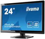 2x iiyama 24" monitors, Computers en Software, Monitoren, Gebruikt, Full HD, Ophalen of Verzenden, DVI
