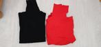 Zwarte en rode basic coltrui een maat, Kleding | Dames, Ophalen of Verzenden, Zo goed als nieuw