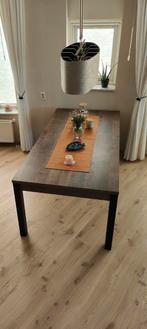 Eettafel Emile Donkerbruin/Zwart, Ophalen