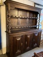 Antieke eikenhouten tinkast, Antiek en Kunst, Ophalen